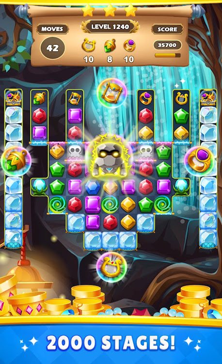 #6. Jewels Planet - Match 3 Games (Android) By: otto games