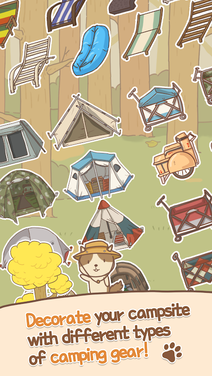 #2. Animal Camping: Idle Camp (Android) By: Buildup Studio