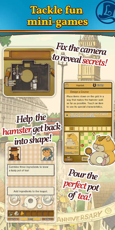 #4. Layton: Pandora's Box in HD (Android) By: LEVEL-5 Inc.