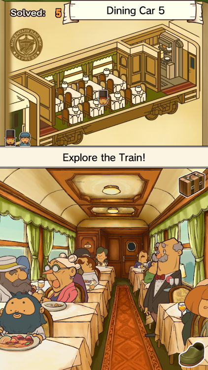 #7. Layton: Pandora's Box in HD (Android) By: LEVEL-5 Inc.