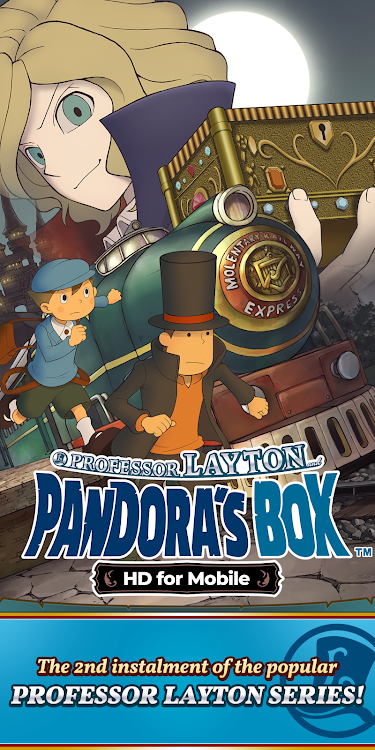 #8. Layton: Pandora's Box in HD (Android) By: LEVEL-5 Inc.