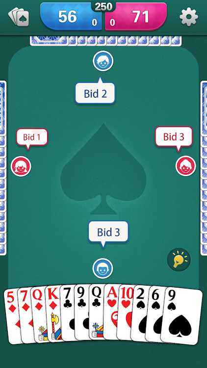 #6. Spades: Classic Card Game (Android) By: Card Games, Inc