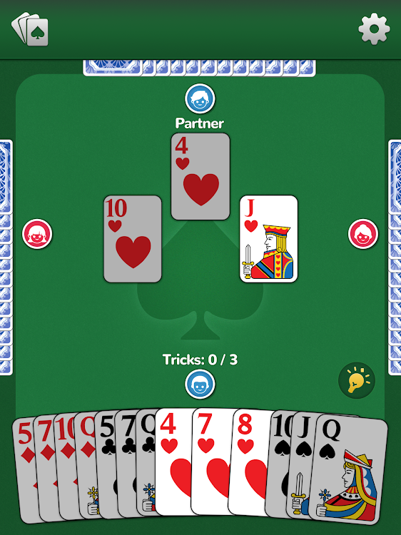 #10. Spades: Classic Card Game (Android) By: Card Games, Inc