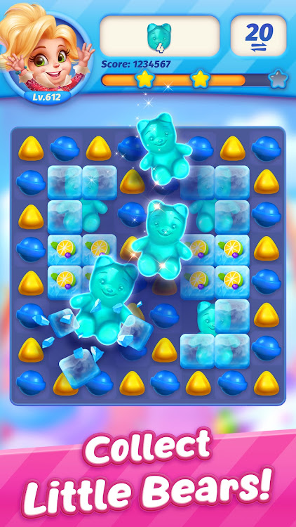 #2. Sweets Match (Android) By: 707 INTERACTIVE: Fun Epic Casual Games