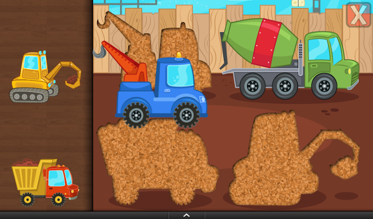 #6. Cars & Trucks Puzzle for Kids (Android) By: Pixel Envision Ltd.