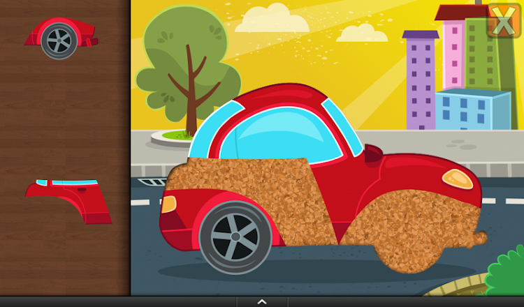 #8. Cars & Trucks Puzzle for Kids (Android) By: Pixel Envision Ltd.