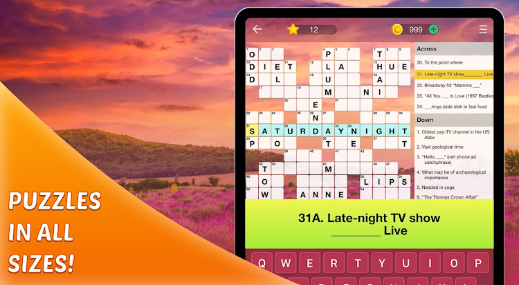 #8. Crossword Puzzle Explorer (Android) By: PlaySimple Games