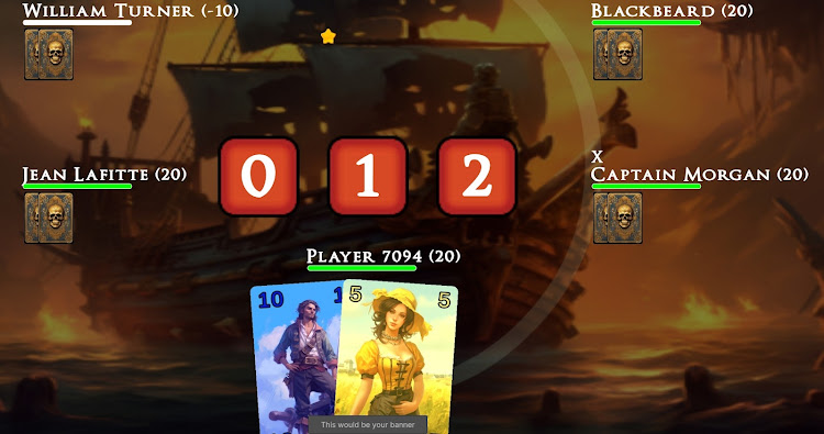 #4. Pirate King Card Game (Android) By: KoreaPlay Studios