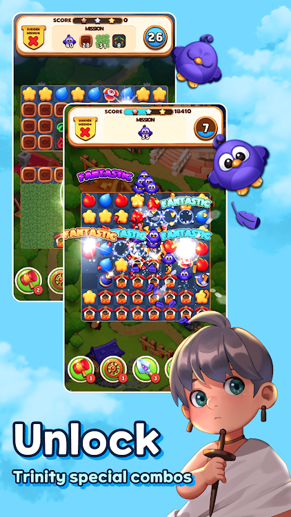 #9. Trinity Puzzle Saga (Android) By: MY PLAY FOR ASIA PTE. LTD.