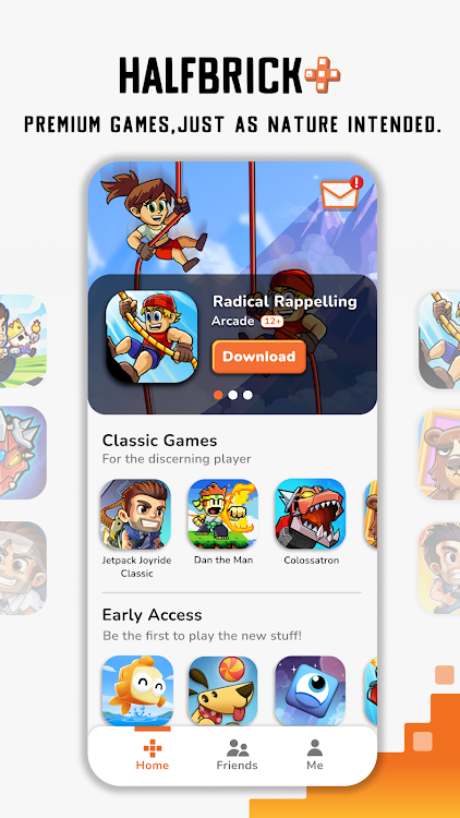 #10. Radical Rappelling (Android) By: Halfbrick Studios