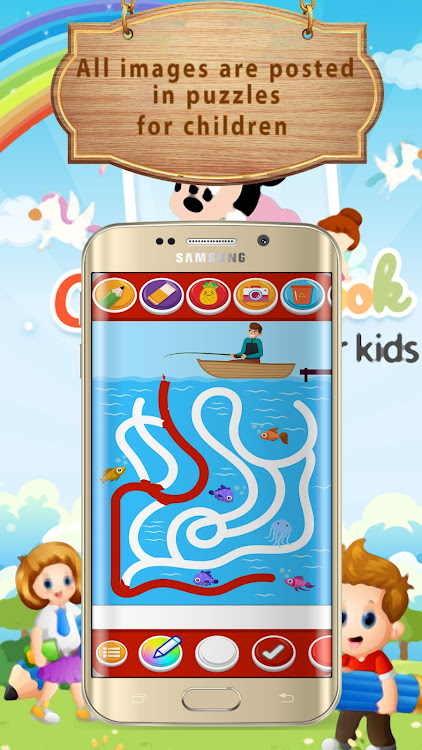 #8. Kids Coloring Books (Android) By: siadapps