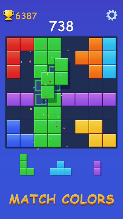 #6. Puzzle block blast Brain Game (Android) By: H.T Game