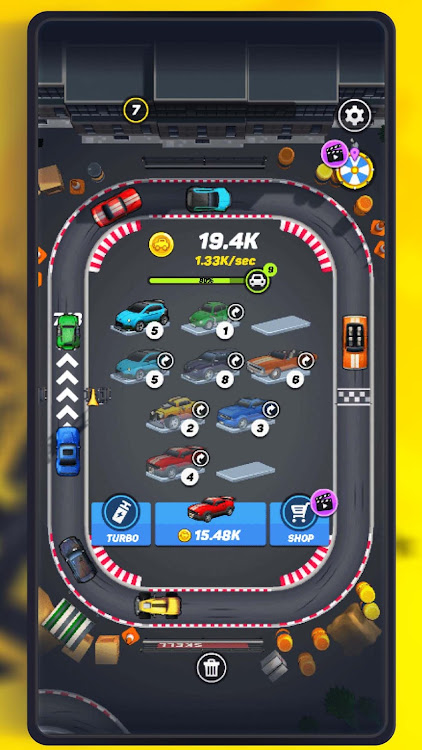 #2. Merge Car: Merge Level Up Race (Android) By: Fatiha Dev Games