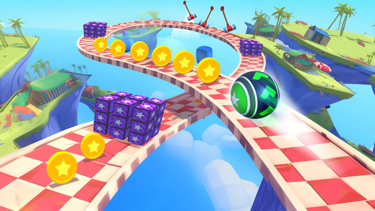 #2. 3D Super Rolling Ball Race (Android) By: FALCON GAME STUDIO