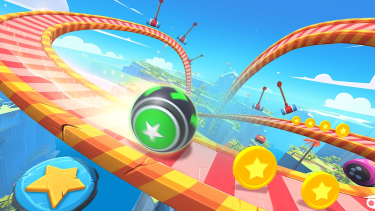 #3. 3D Super Rolling Ball Race (Android) By: FALCON GAME STUDIO