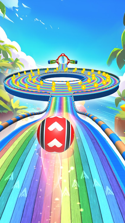 #5. 3D Super Rolling Ball Race (Android) By: FALCON GAME STUDIO