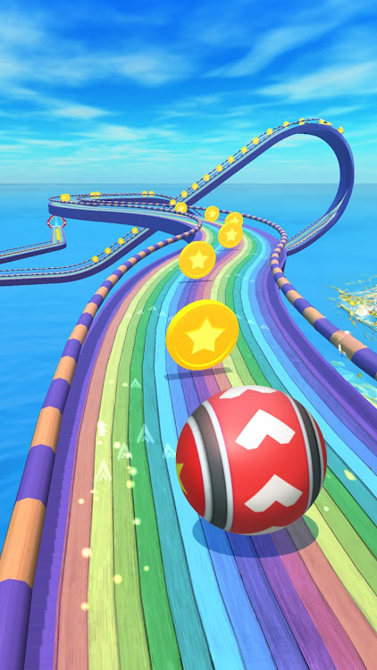 #7. 3D Super Rolling Ball Race (Android) By: FALCON GAME STUDIO