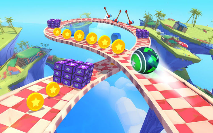 #10. 3D Super Rolling Ball Race (Android) By: FALCON GAME STUDIO