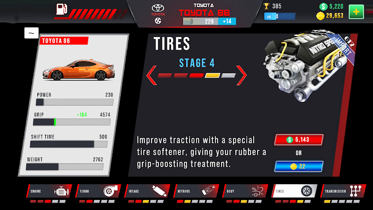 #7. Car Dragsters: Racing legends (Android) By: Daniverse Games