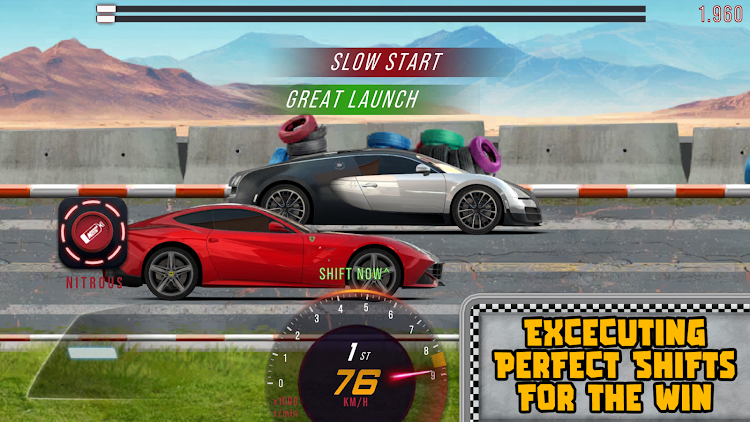 #9. Car Dragsters: Racing legends (Android) By: Daniverse Games