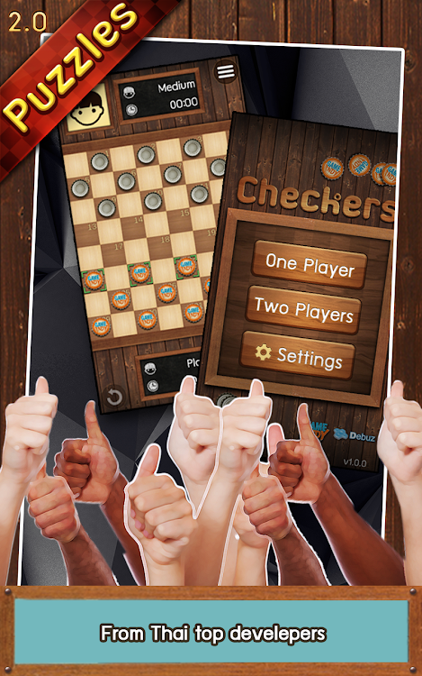 #5. Thai Checkers - Genius Puzzle (Android) By: GAMEINDY