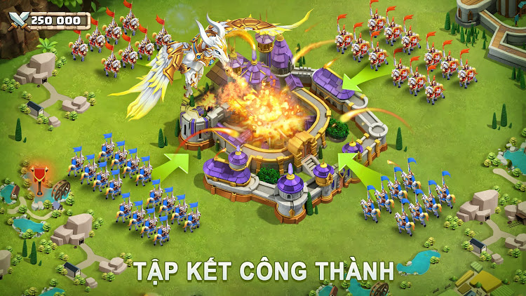 #5. CastleClash:Quyết Chiến-Gamota (Android) By: HTD Media VN