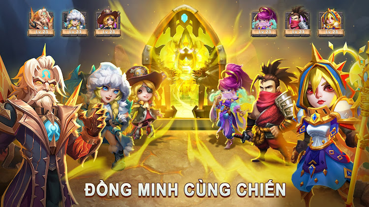 #6. CastleClash:Quyết Chiến-Gamota (Android) By: HTD Media VN