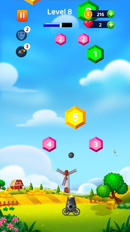 #9. Cannon Ball Blast (Android) By: Praisan games