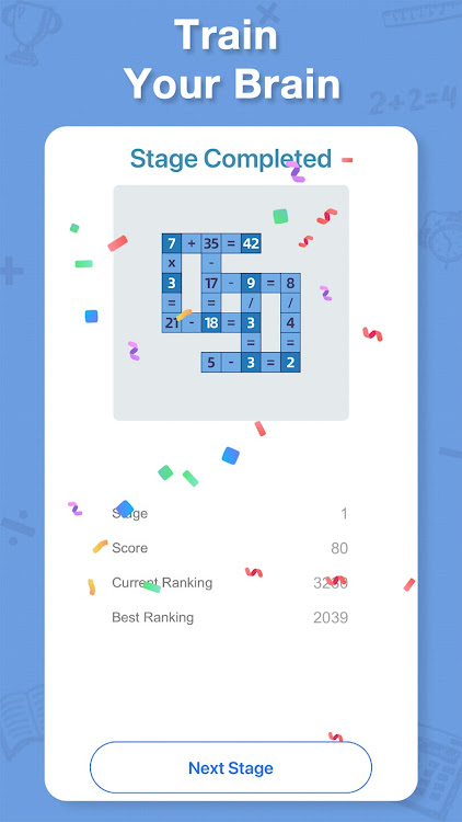 #4. CrossMath - Number Puzzle Game (Android) By: Aged Studio Limited