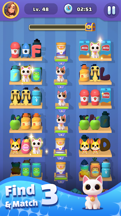 #7. Mart Sort Master: Triple Match (Android) By: Sphinx Entertainment..