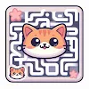 cute animal maze icon