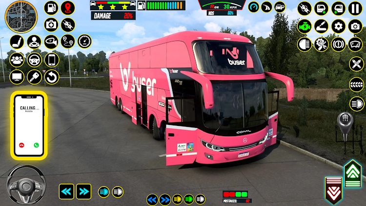 #2. Bus Games 2023 Coach Bus Game (Android) By: Games Coder