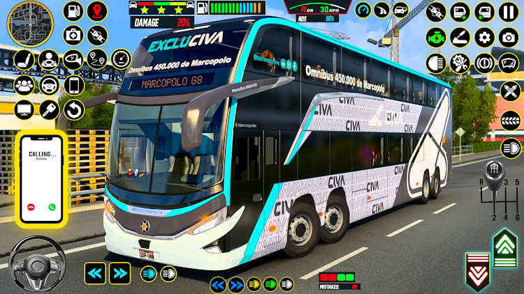 #5. Bus Games 2023 Coach Bus Game (Android) By: Games Coder