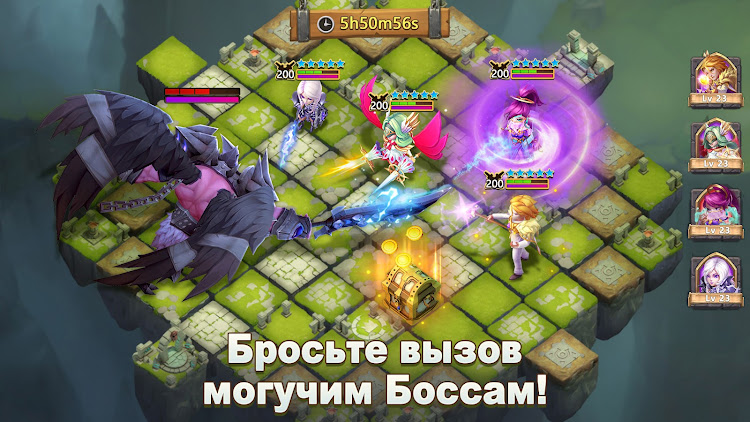 #3. Castle Clash: Правитель мира (Android) By: IGG.COM