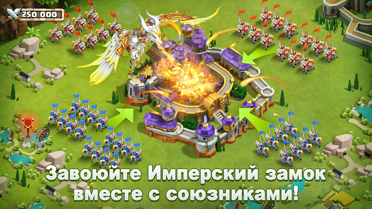 #5. Castle Clash: Правитель мира (Android) By: IGG.COM