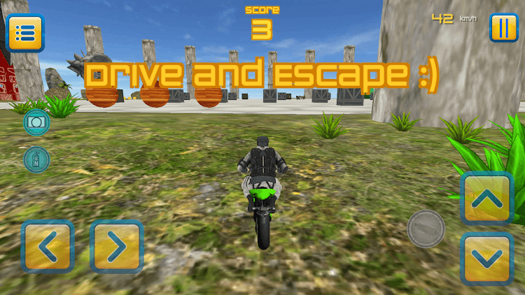 #4. Motorbike Monster Escape 3D (Android) By: Mibejo Mobile