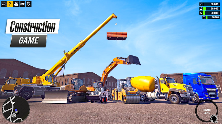 #5. Road Construction Offline Game (Android) By: spiritapps