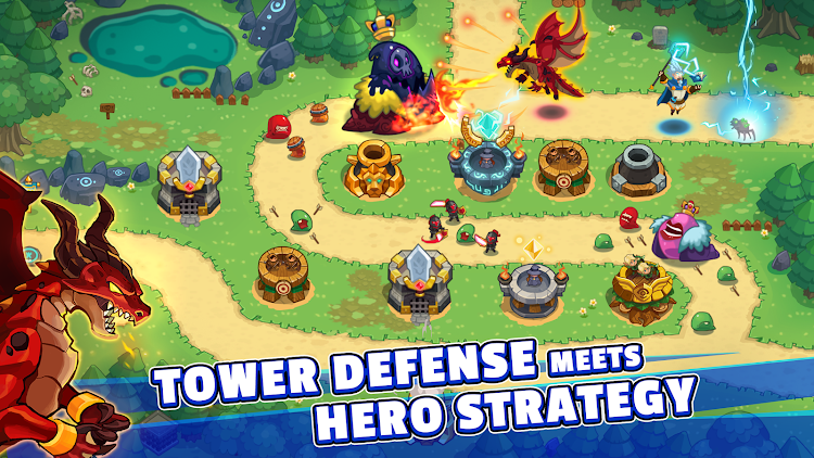 #9. Realm Defense: Hero Legends TD (Android) By: Babeltime US