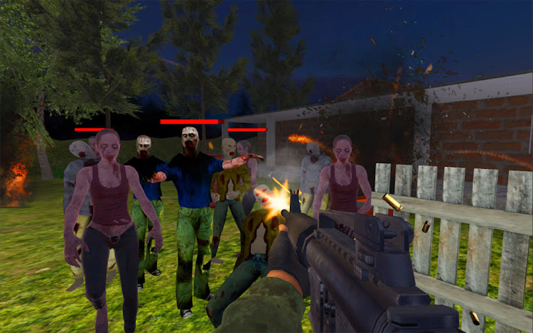 #7. Zombie fps Shooting Games 3D (Android) By: Gaming Eagles