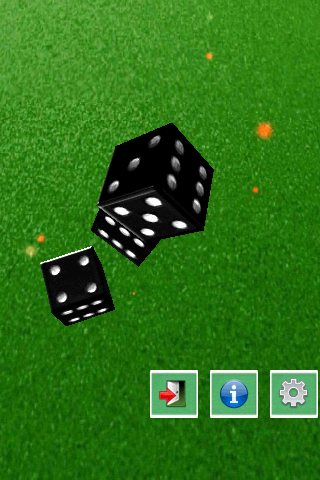 #2. Dice Roller 3d - Shake & Roll (Android) By: infusoft