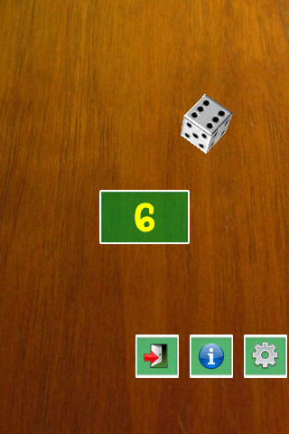 #4. Dice Roller 3d - Shake & Roll (Android) By: infusoft