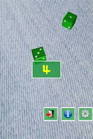 #7. Dice Roller 3d - Shake & Roll (Android) By: infusoft