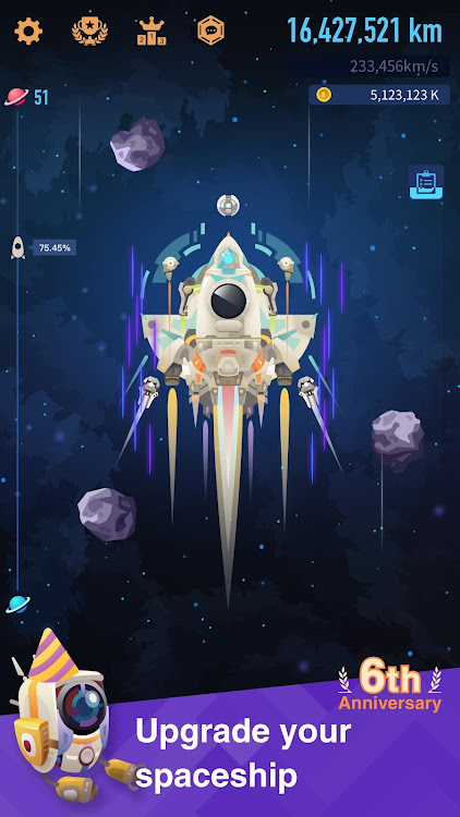 #2. Space Colonizers Idle Clicker (Android) By: CapPlay