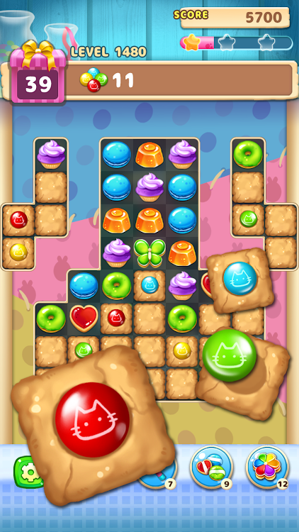 #4. Sugar POP - Sweet Match 3 (Android) By: SUPERBOX Inc