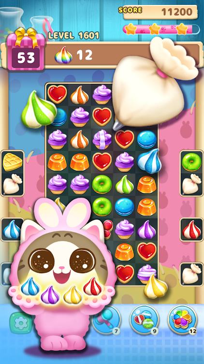 #6. Sugar POP - Sweet Match 3 (Android) By: SUPERBOX Inc