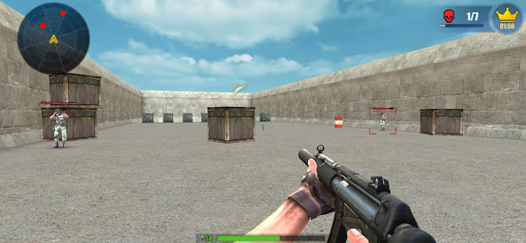 #5. Counter Strike : Gun Commando (Android) By: Shooting Gun Game