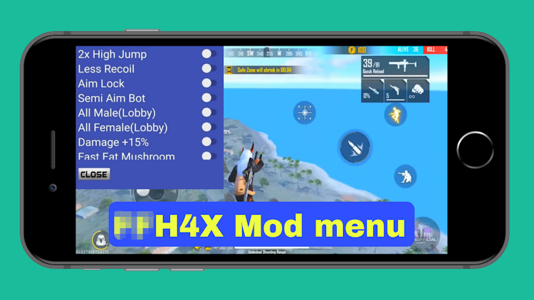 #2. Fire Mod Menu (Android) By: A Pennine white wolf