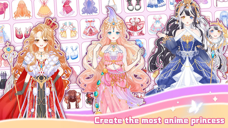 #6. Anime Princess 2：Dress Up Game (Android) By: Kitten Doll Studio