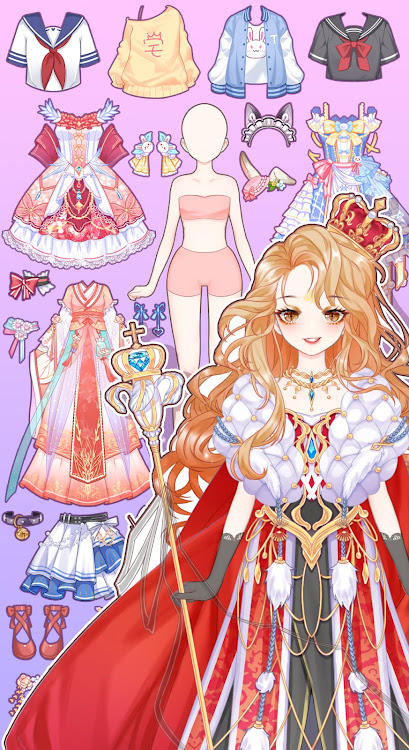 #7. Anime Princess 2：Dress Up Game (Android) By: Kitten Doll Studio