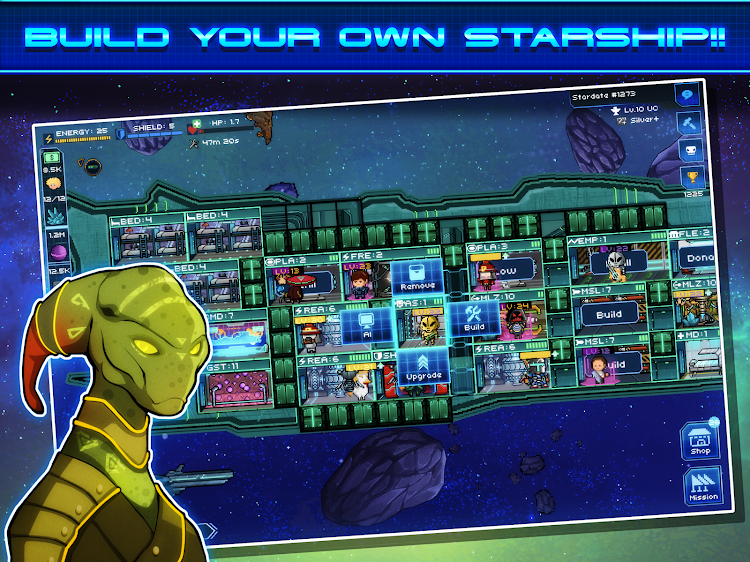 #9. Pixel Starships™ (Android) By: Savy Soda